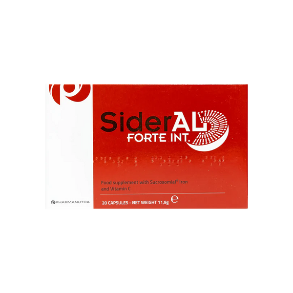 SiderAL® Forte – Advanced Sucrosomial® Iron with Vitamin C (30 Capsules)